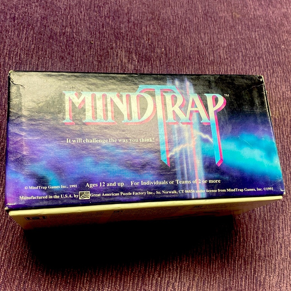 Vintage 1991 mindtrap game